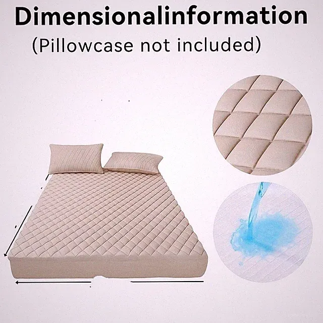 Cooling Waterproof Mattress Pad Cover Deep Pocket Twin Full Queen King