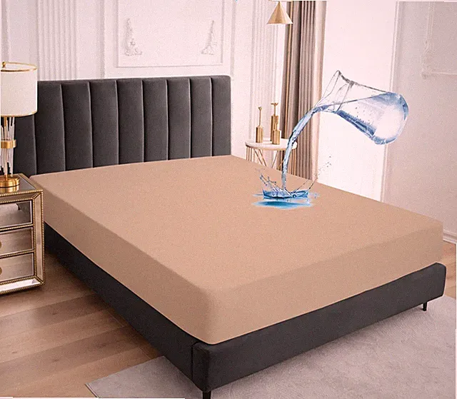 Waterproof Mattress Protector 18" Deep Fitted Sheet Breathable Mattress Cover